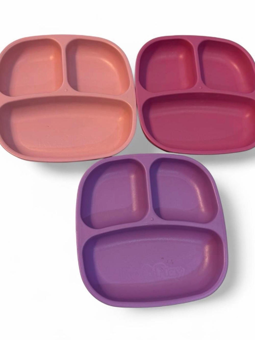 Replay Pink, Magenta & Purple Sectioned Dinner Plates